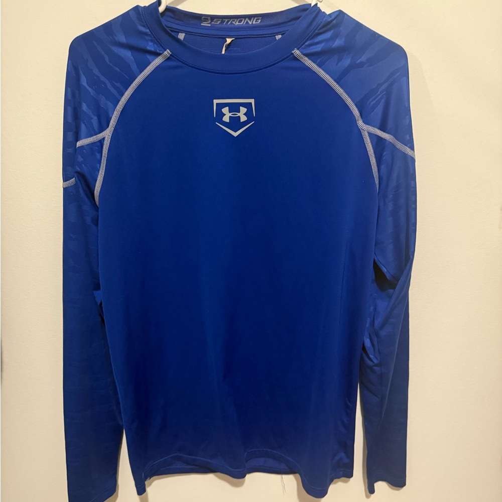 Under Armour Men's Vibrant Blue Long Sleeve Tee